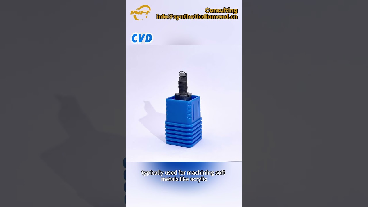 The difference between PCD and CVD milling cutters#diamondcutting #diamondtools #diamond