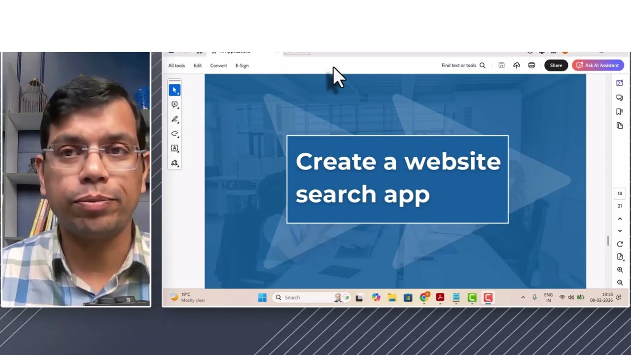 AI Applications in Hindi # 6 Create a Website Search App