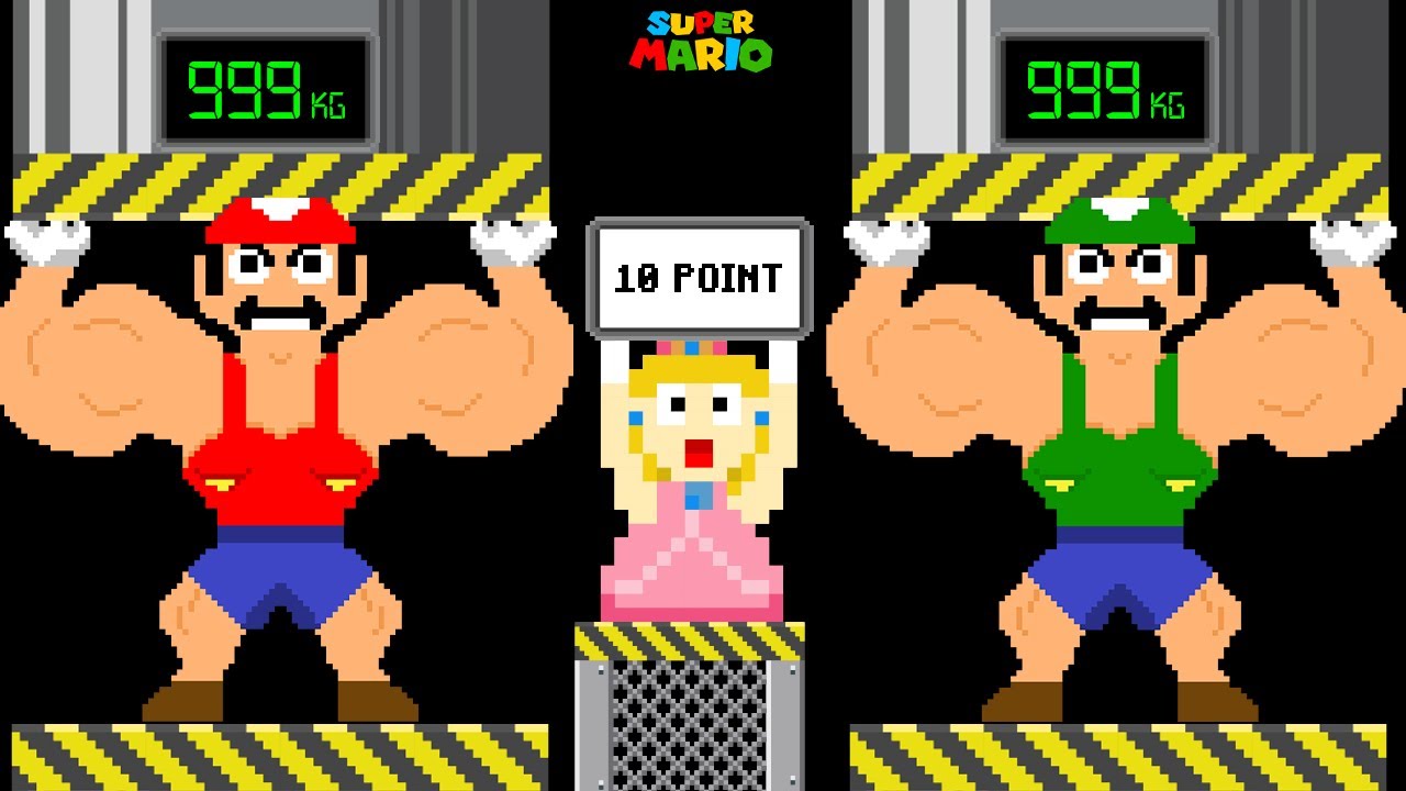 BIG Mario Bros: Super Mario and Luigi Power-UP in Maze Mayhem!