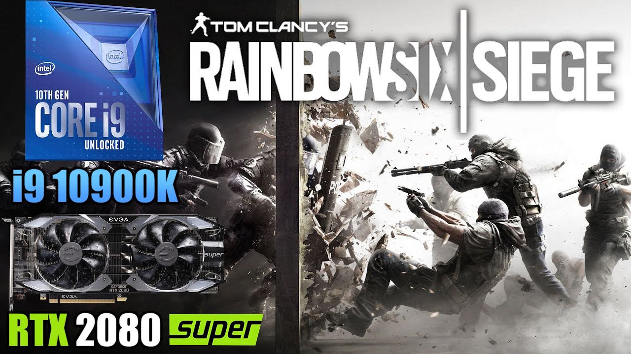 Rainbow Six Siege : i9 10900K + RTX 2080 Super | 1080p & 1440p | Low & Ultra Settings