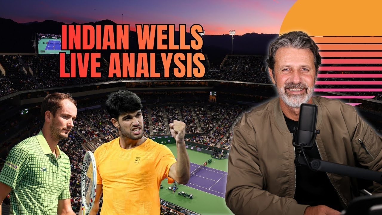 ALCARAZ vs MEDVEDEV - Indian Wells MEN'S SEMI-FINAL / Live with The Coach Patrick Mouratoglou