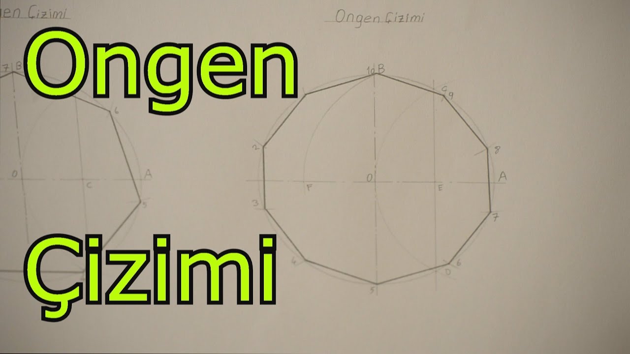 Ongen Nasıl Çizilir? -Decagon-  (Detaylı Anlatım)