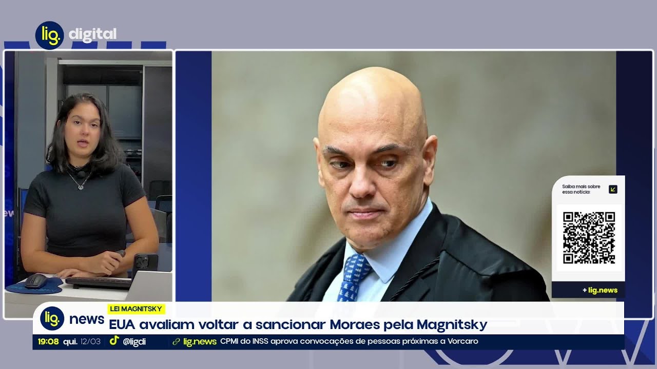 EUA avaliam voltar a sancionar Moraes pela Magnitsky – 12/03/2026 – Lig News