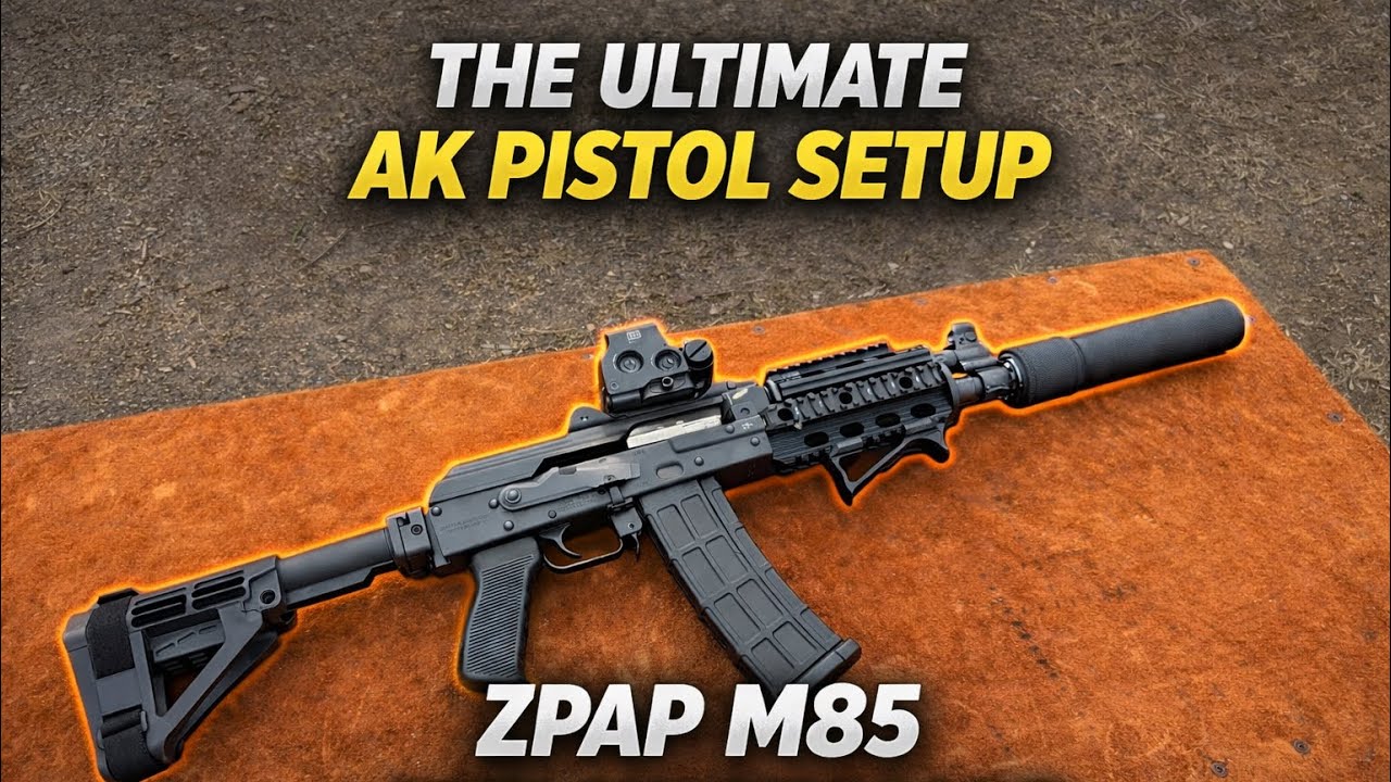 ZPAP M85 + VUK Suppressor — идеальная комплектация пистолета АК