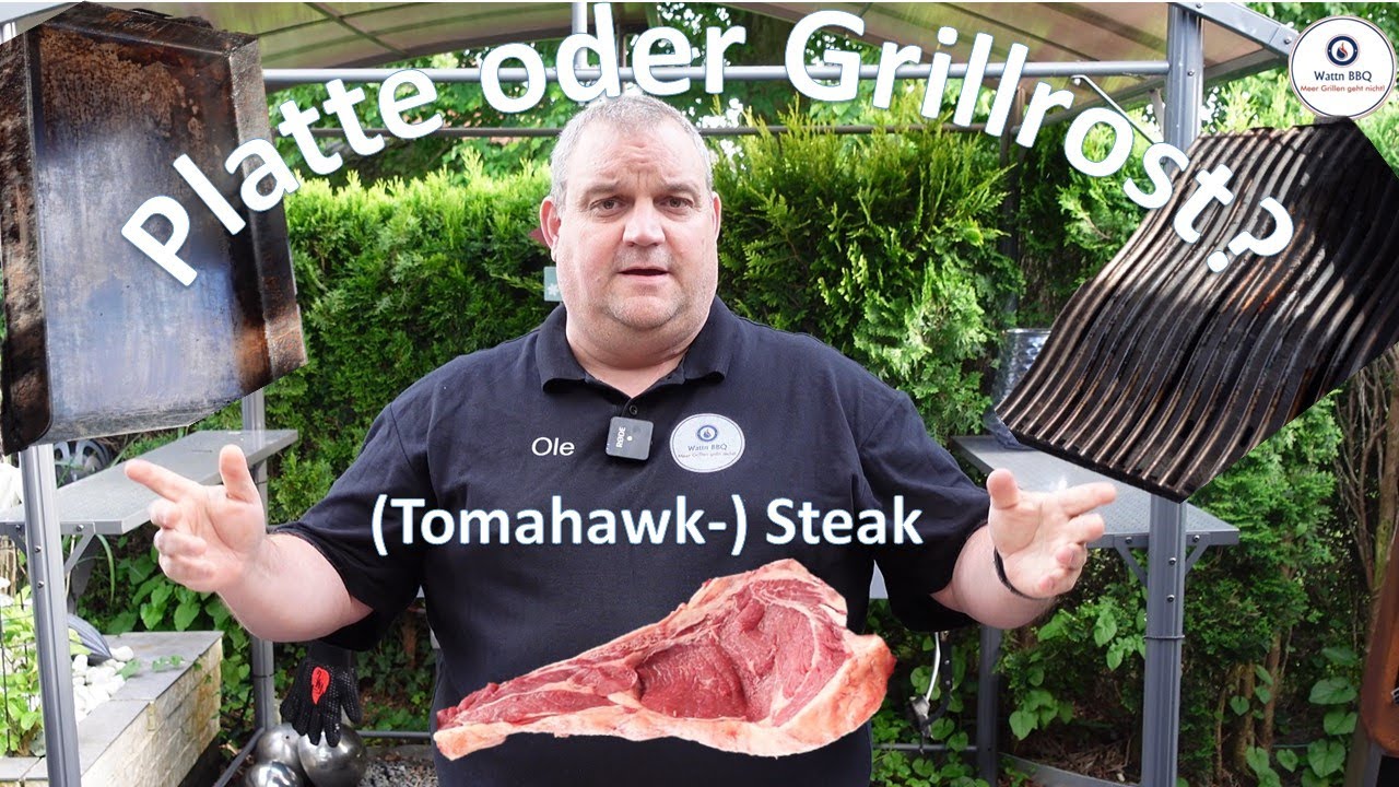 Tomahawk Steak (Platte (Plancha) oder Rost?)