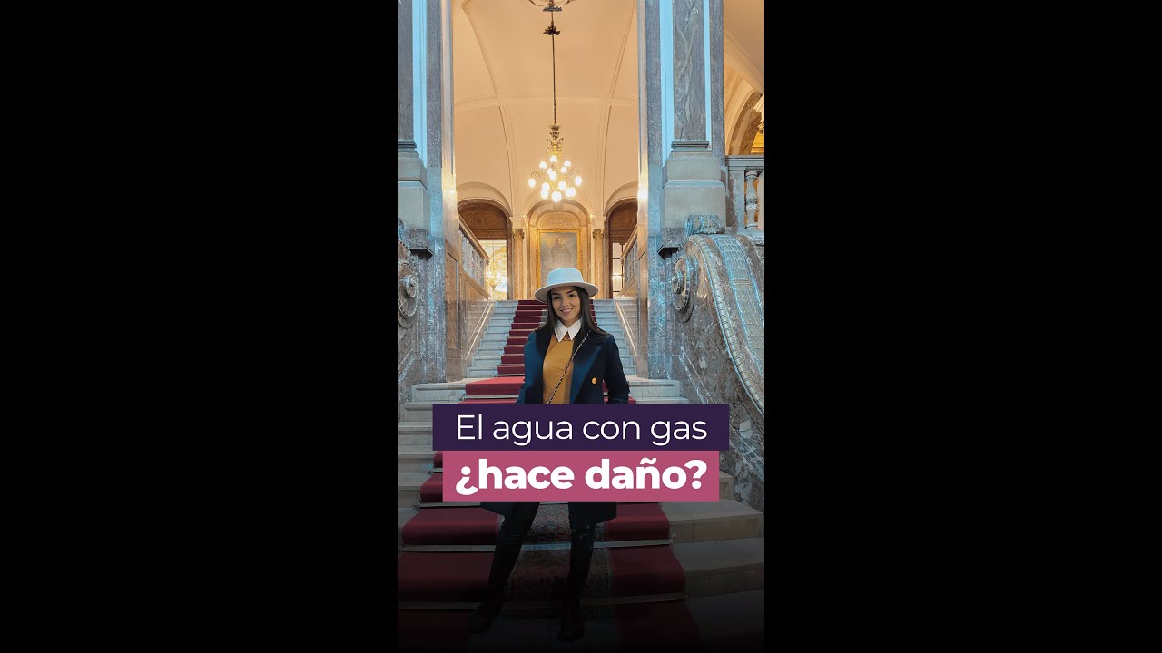 Agua con gas te hace da&ntilde;o?