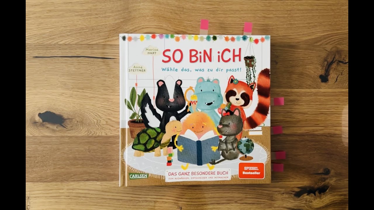 So bin ich Kinderbuch/ Bilderbuch/ Buch/ Mitmachen/Gef&uuml;hle/Pers&ouml;nlichkeit/Kennenlernen/Kinder/Eltern