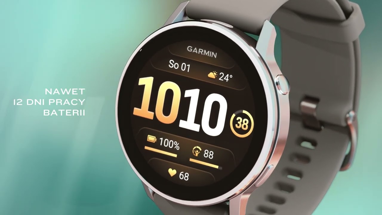 Garmin | Venu 4 | Zaawansowany smartwatch do monitorowania zdrowia i kondycji