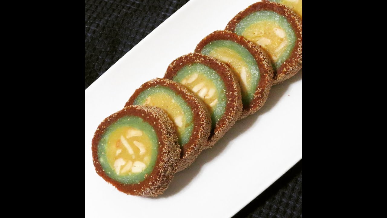 Khaju Anjeer Roll | Cashew Fig Roll | Anjeer Roll