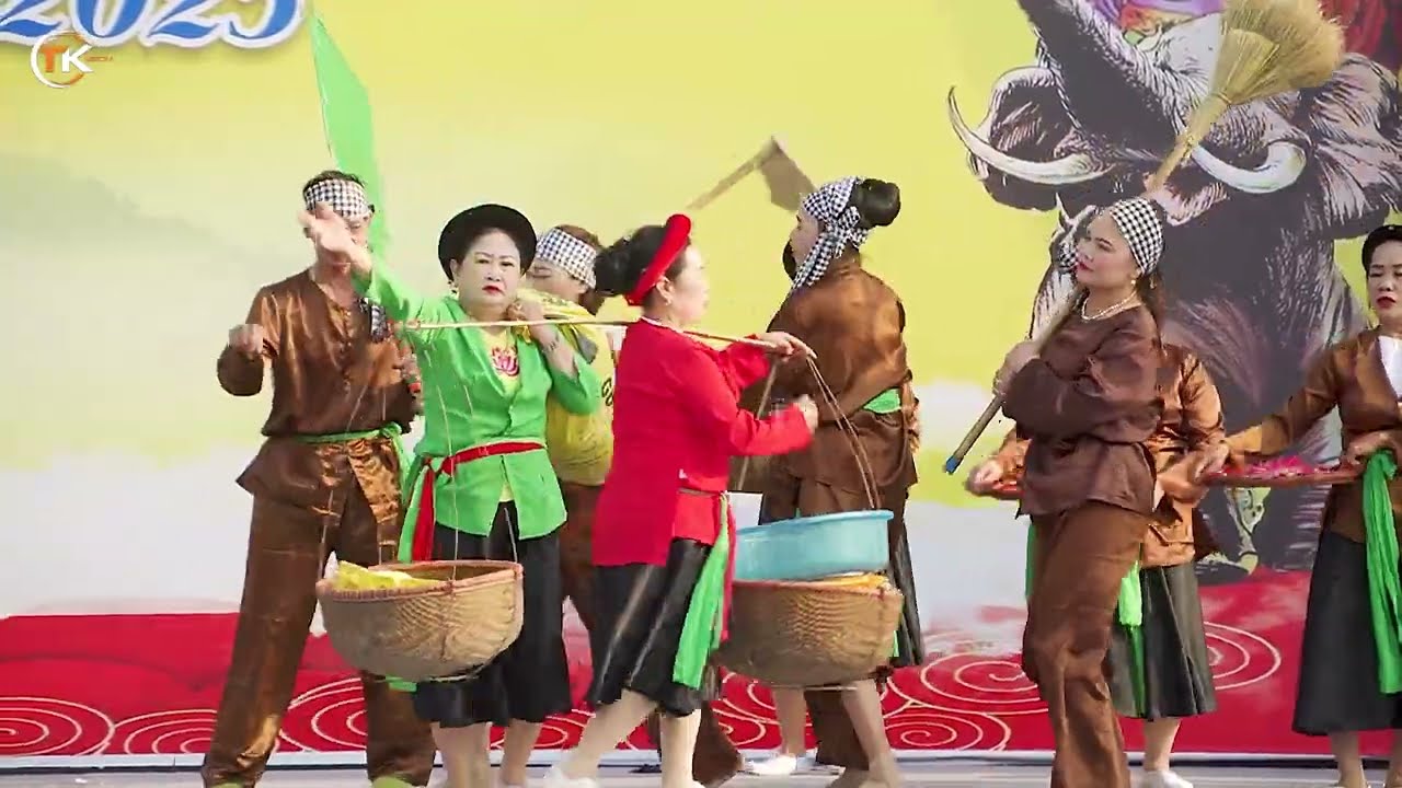Múa Đóng Nhanh Lúa Tốt | Hội NCT Mê Linh | Lễ Hội Đền Hai Bà Trưng 2025