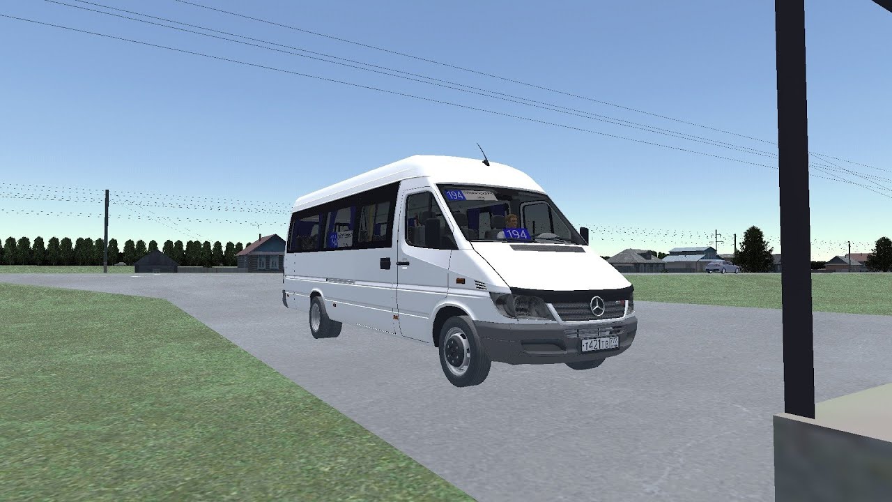 Автобус Mercedes sprinter в PBS по Серповскому региону