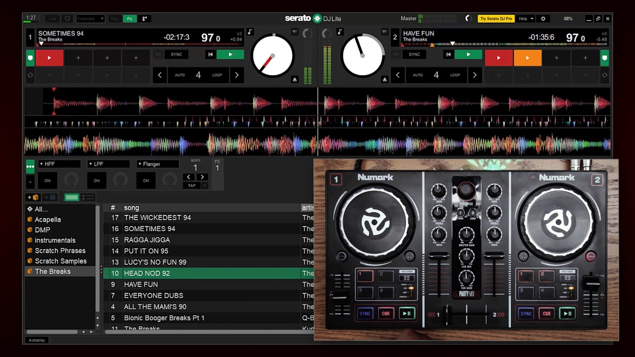 Numark Party Mix Quick Tutorial
