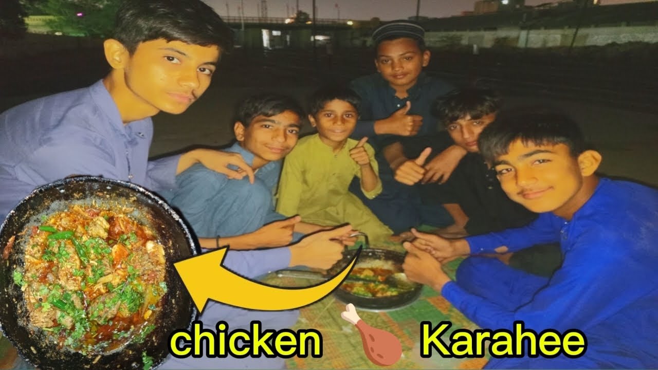 Aaj chicken Karahi ki dawat karli # Maza agya # ( Abdullah Shahid mini vlogs )
