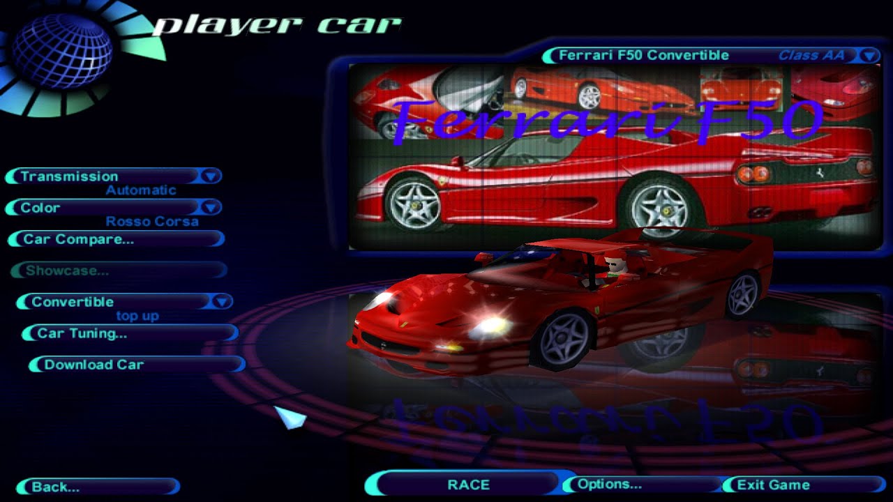 NFS High Stakes | Ferrari F50 Convertible
