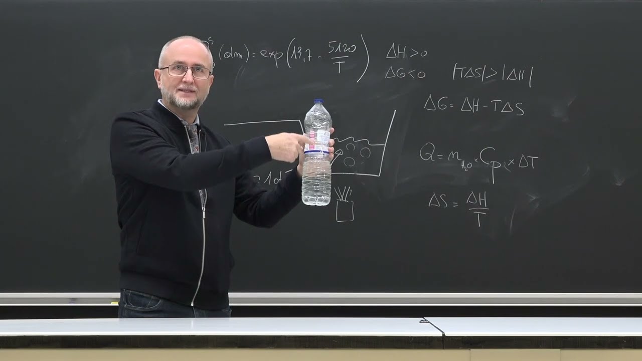 Quelques mystères de la matière et de l'énergie dans un verre d'eau !