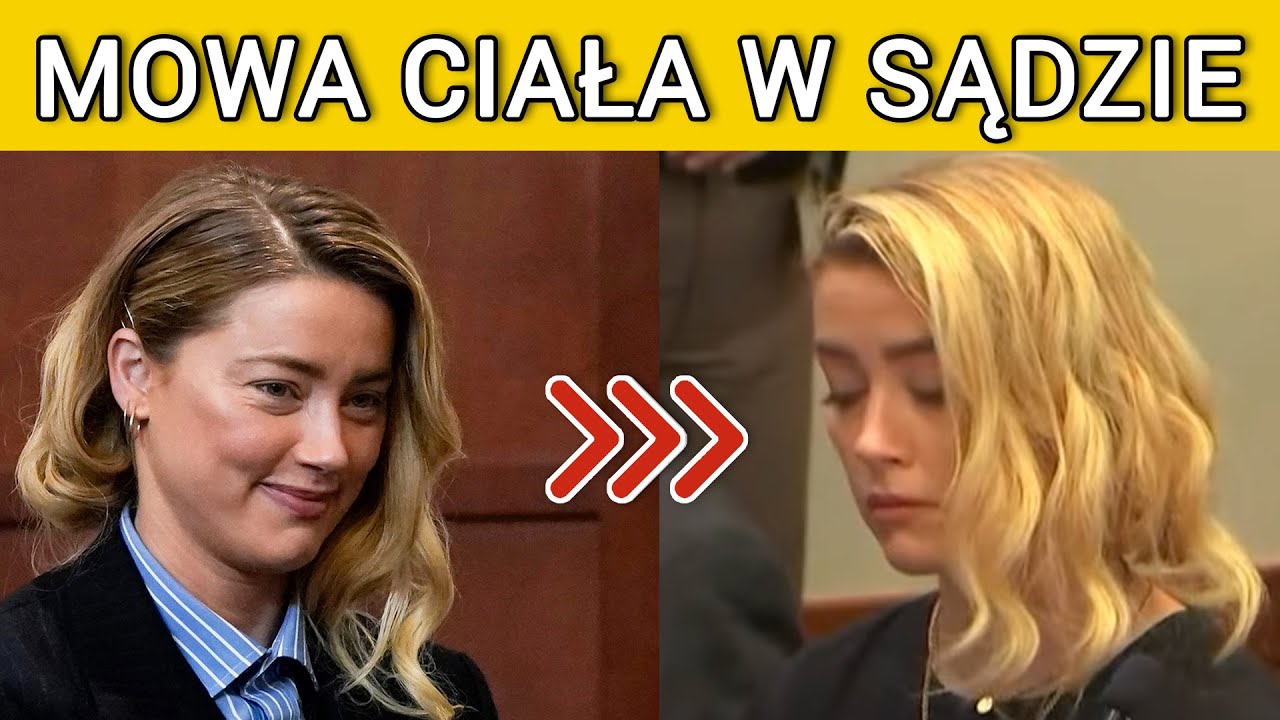 Amber Heard i pracownicy - Mowa ciała w sądzie