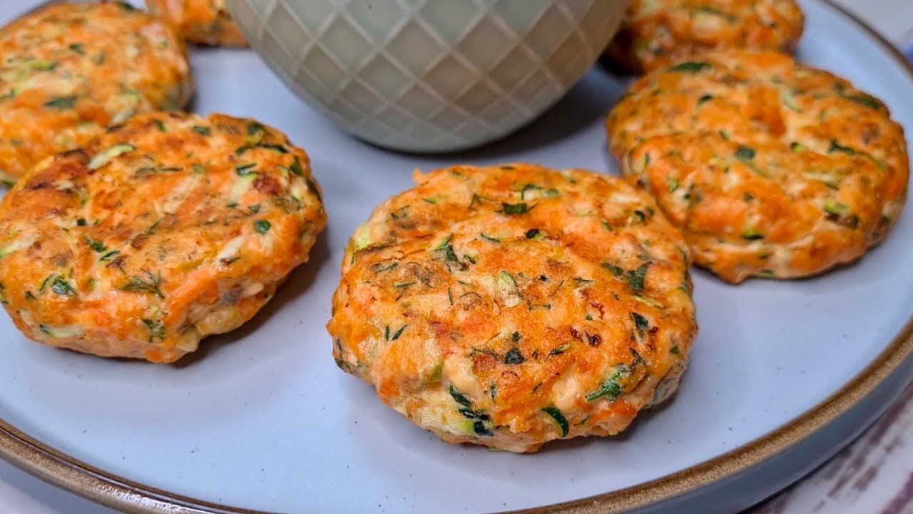 Tortitas de salmón deliciosas, jugosas y libres de gluten ✨