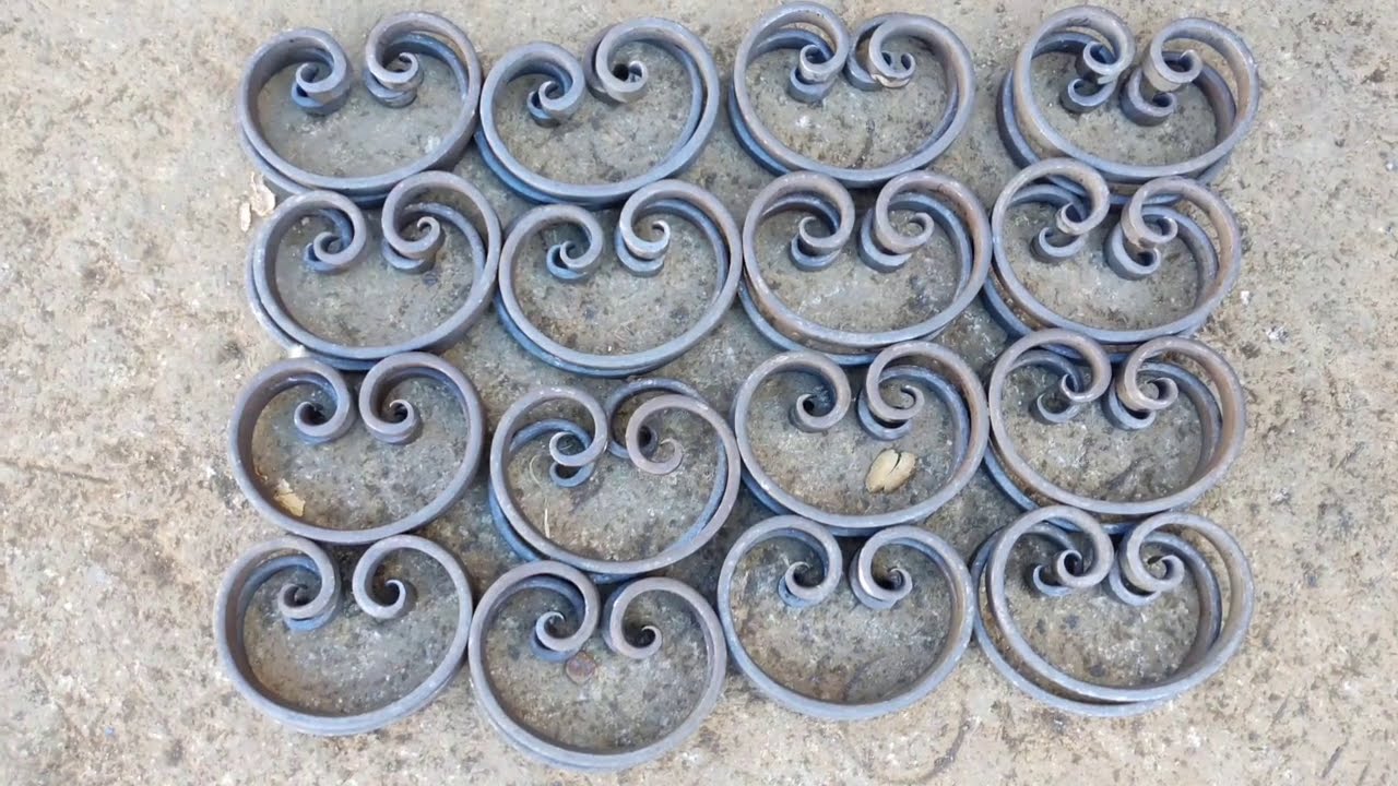 قناة الحدادة الفنية#wrought#iron#le#fer#forge#أشكال هندسية حديتة fer forge