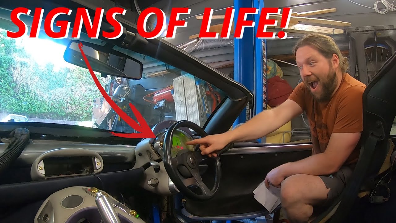 Chocks away! TVR Tuscan gets powered up for the first time in 20 years!