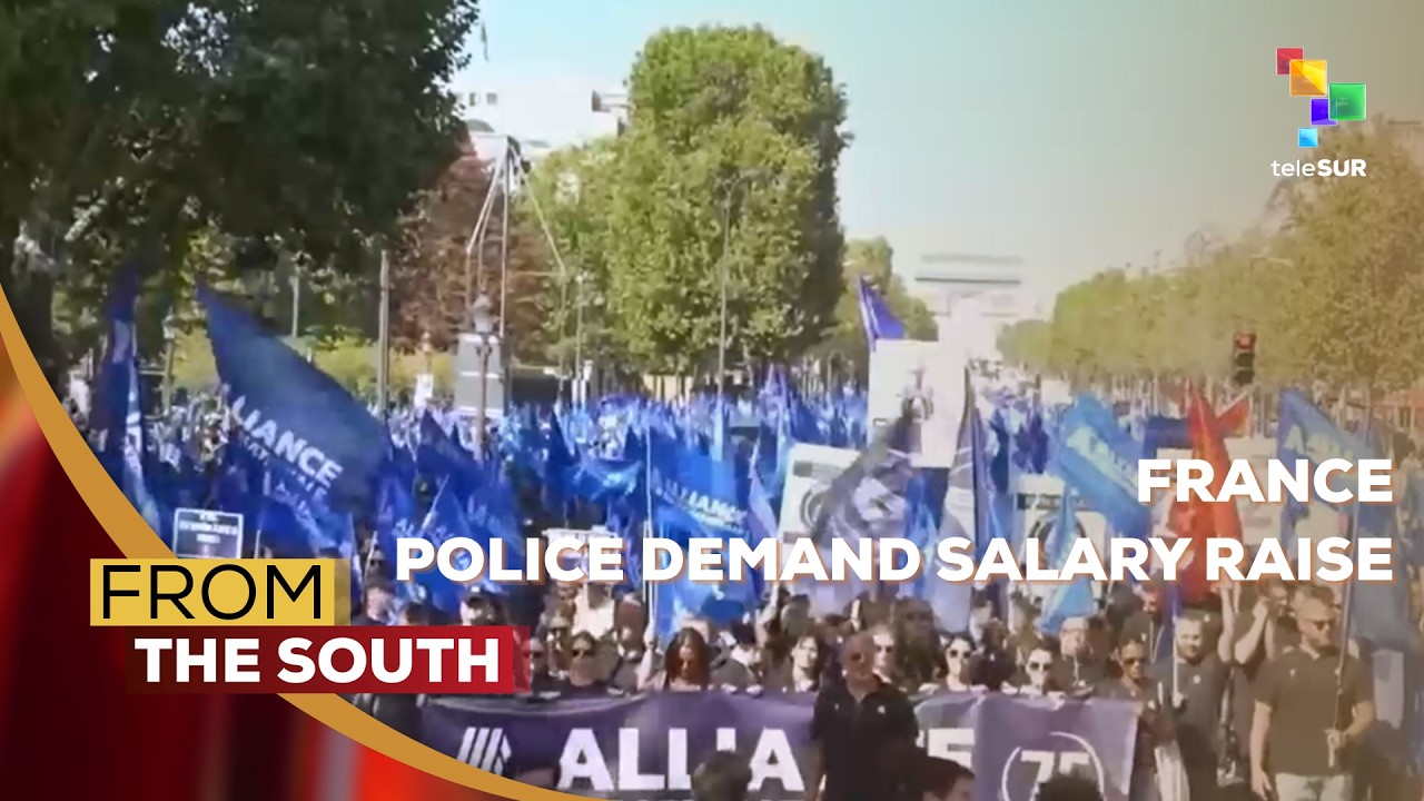 Французские полицейские вышли на протест