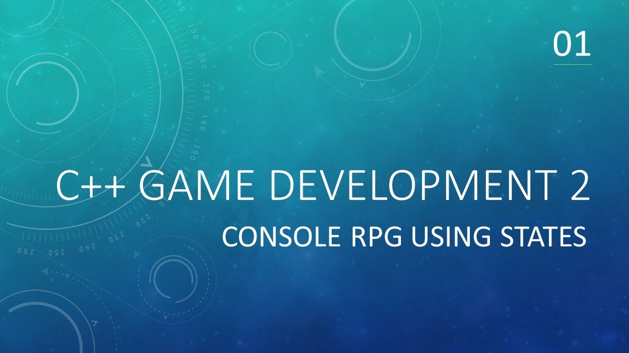 C++ Game Development 2 | State RPG 01 | Introduction, new project and variables