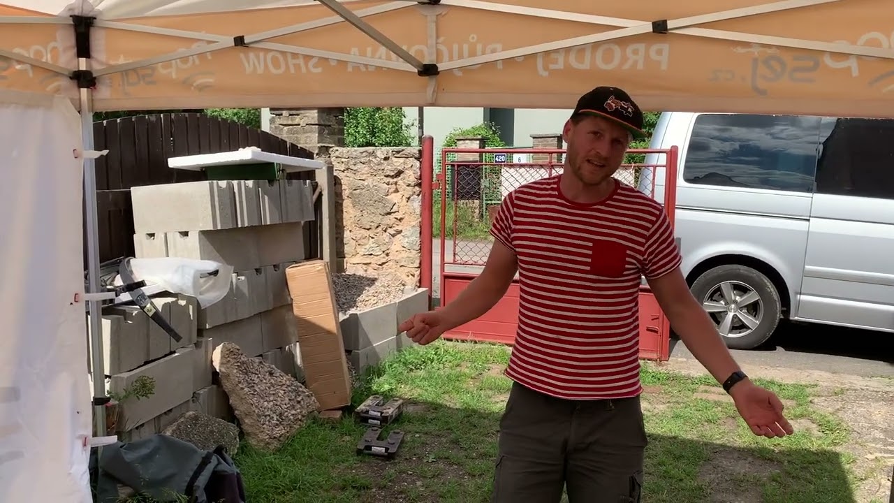 Jak složit nůžkový stan 3x3 metry