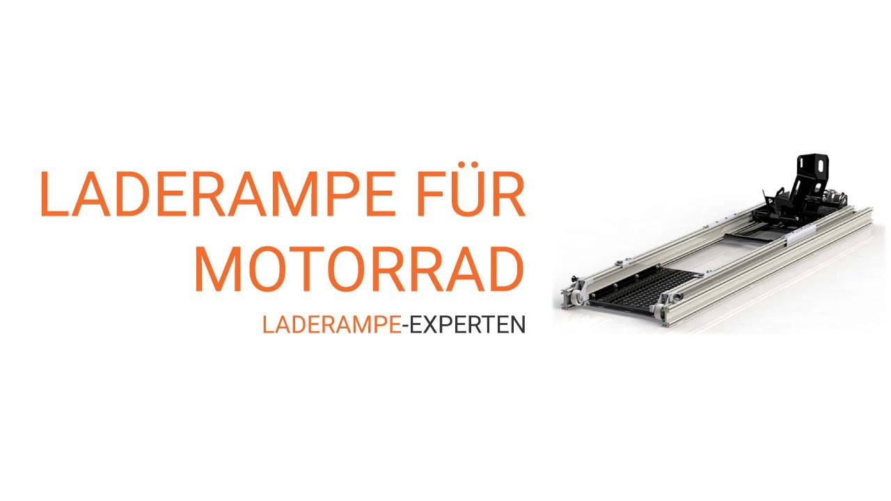 Laderampe f&uuml;r Motorrad - Breite 600mm | Laderampe experten