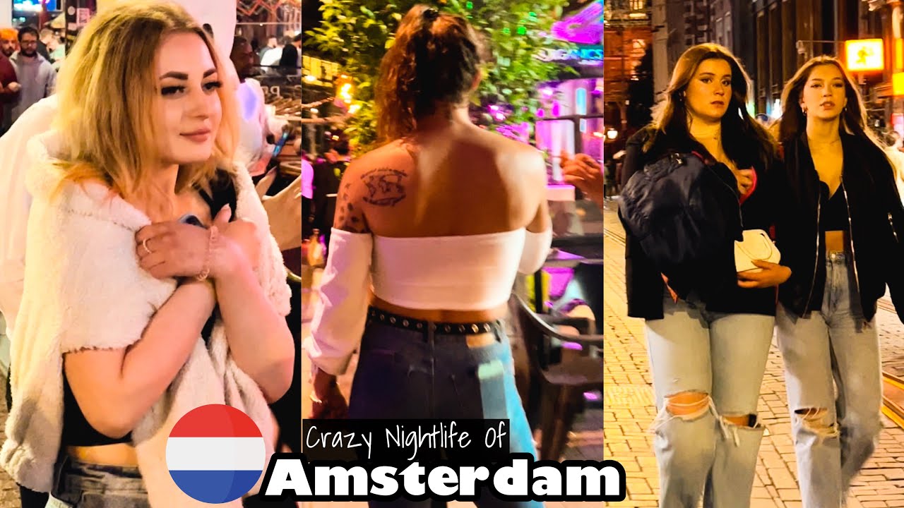 Amsterdam🇳🇱Crazy Nightlife in 2022 || Clubs And Bars ||  Parties || 4K City walk || Travel Europe