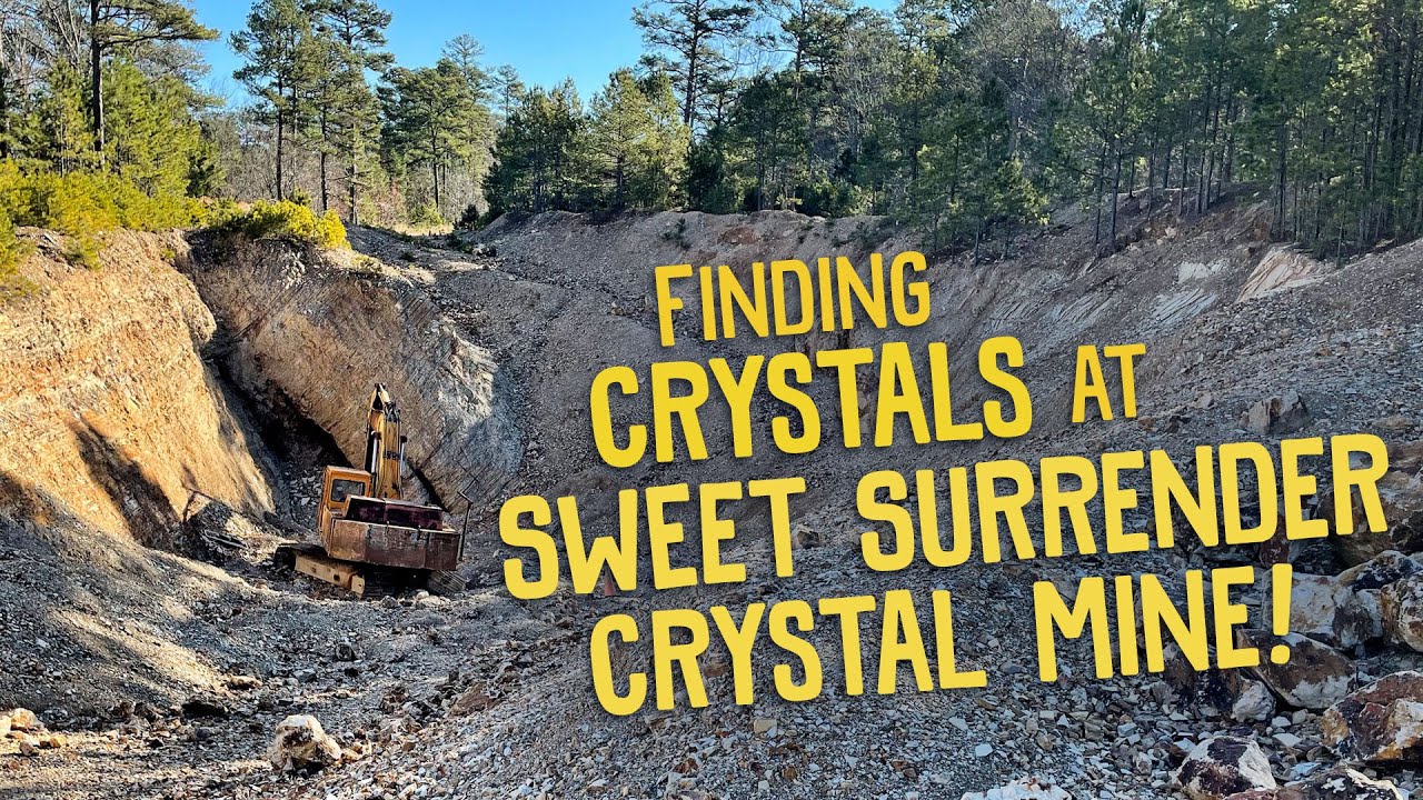 Finding Crystals at Sweet Surrender Crystal Mine!!