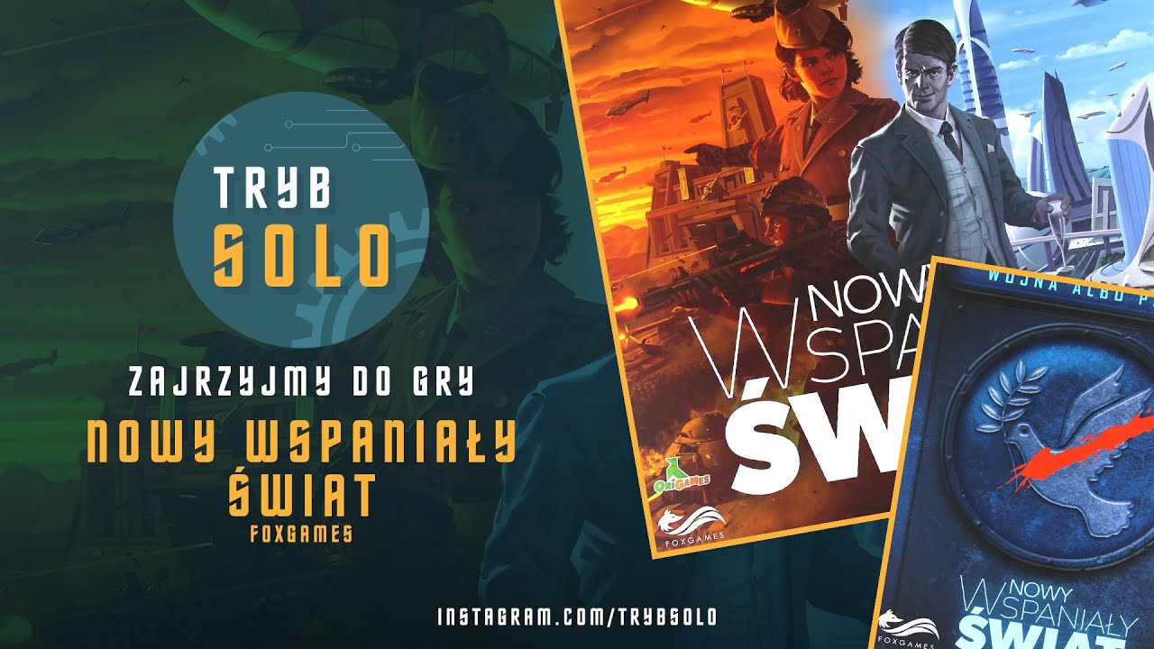 🇵🇱 Nowy Wspaniały Świat + dodatek Wojna Albo Pokój (FoxGames) | Zaglądam do środka (unboxing)