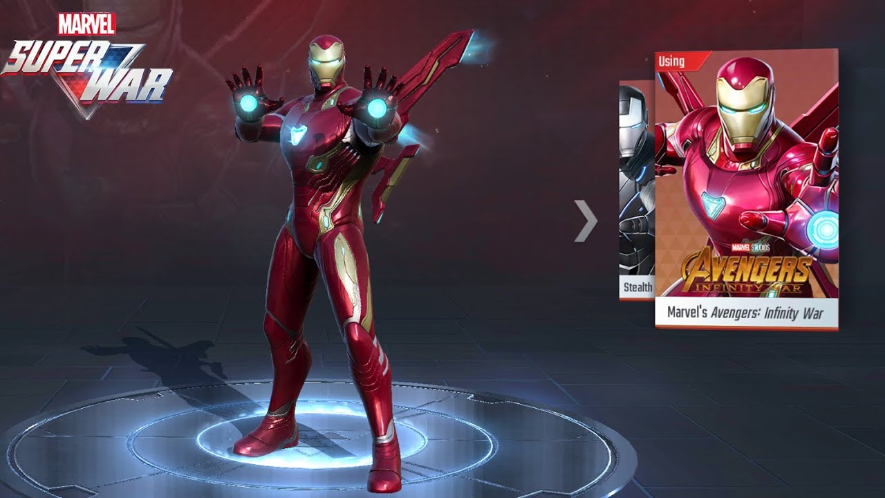 MARVEL Super War: IRON MAN Infinity War Skin Gameplay