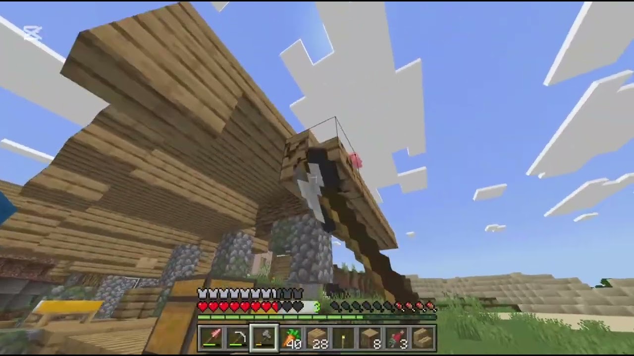 Building my full house #fortou#minecraft 
