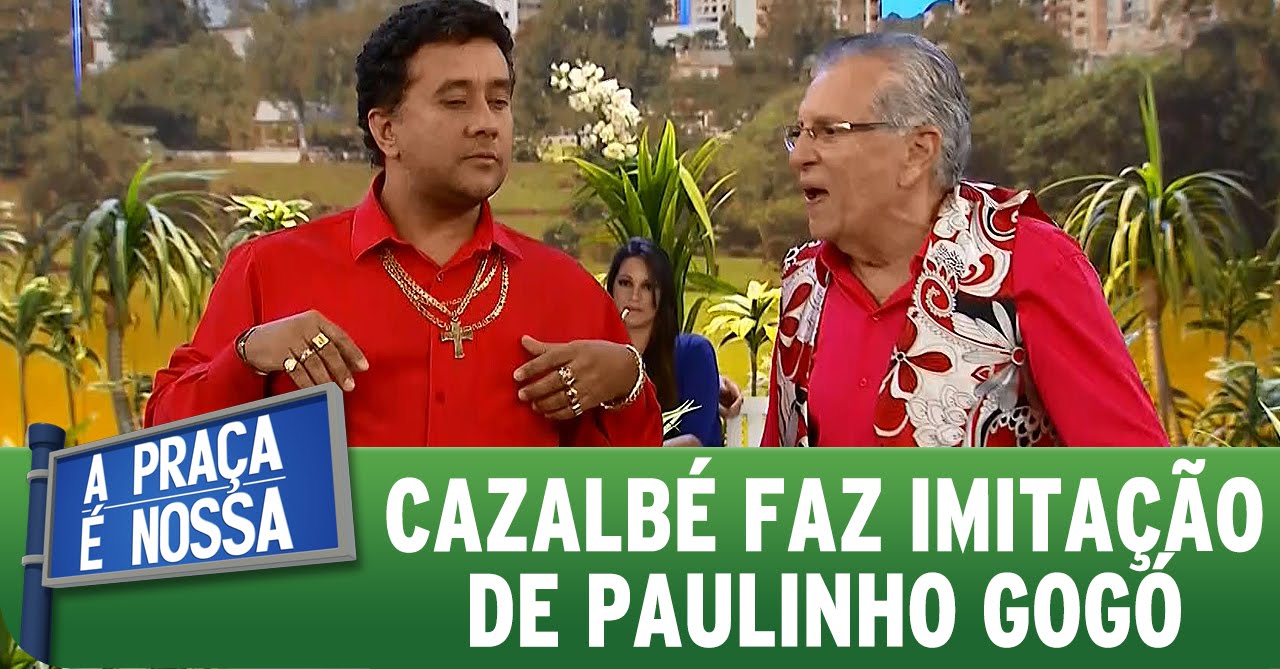 A Praça É Nossa (08/10/15) - Cazalbé faz imitação de Paulinho Gogó