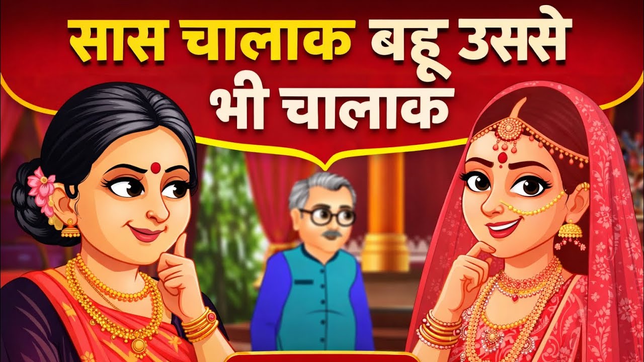 सास चालाक 😏 बहू उससे भी चालाक 😲 | सास बहू की मजेदार कहानी | #viralvideo  #SasBahu #HindiKahani 