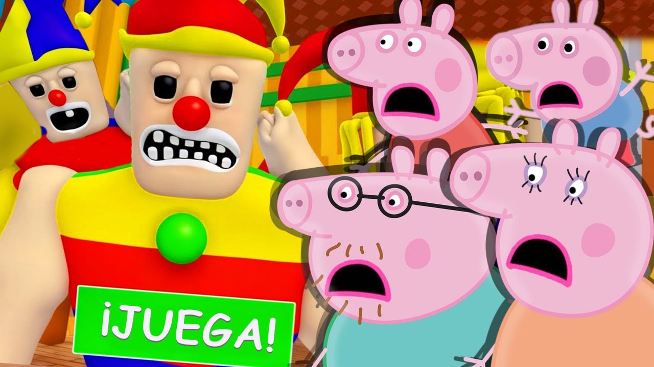 Peppa Pig ESCAPA DE LA PRISIÓN DE LA FAMILIA DE RONY POLICE en Roblox! 🤡