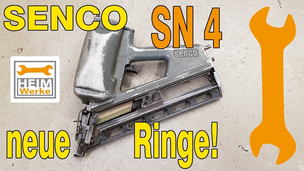 SENCO SN4 bekommt neue O-Ringe | Rebuild a SENCO SN4 / SN70