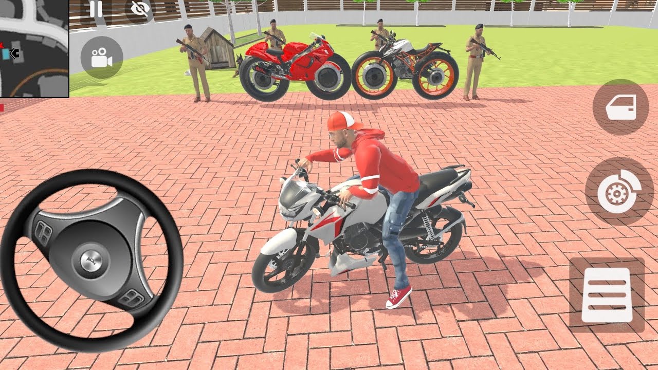 🎮 Franklin Order By 1️⃣ Modify Hayabusa SuperBike & Duke Big wheels in 🇮🇳Indian Bike Auto Simulator 