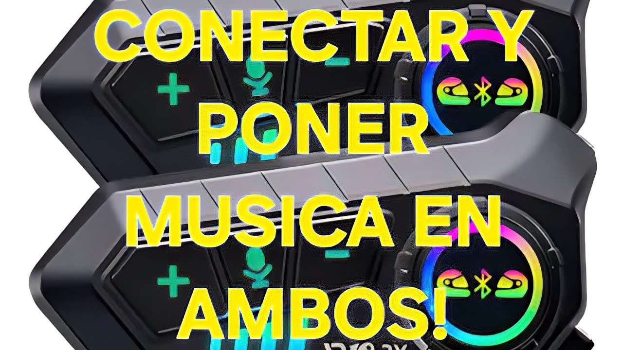 Intercomunicador P10 x2 / Como conectar y poner MUSICA en ambos intercomunicadores.