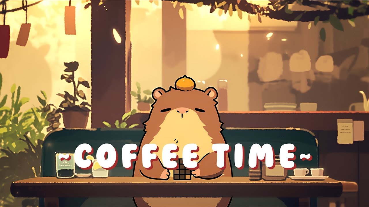 Capybara Chill Radio - Peaceful Beats for Studying & Relaxing ~ Zen Moments ~ 🦫 ✨ 🌙