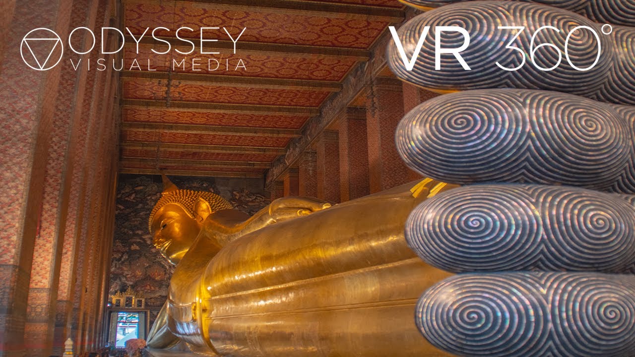 Wat Pho Bangkok Virtual Tour VR 360&deg; Travel Experience Bangkok บางกอก ประเทศไทย Buddha Phra Po