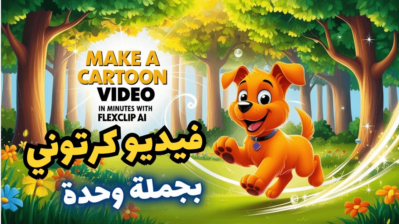 اصنع فيديوهات كرتونية مذهلة باستخدام FlexClip AI في دقائق! 🎥🚀