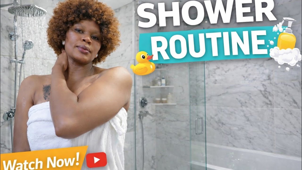 Shower routine  to make skin glow