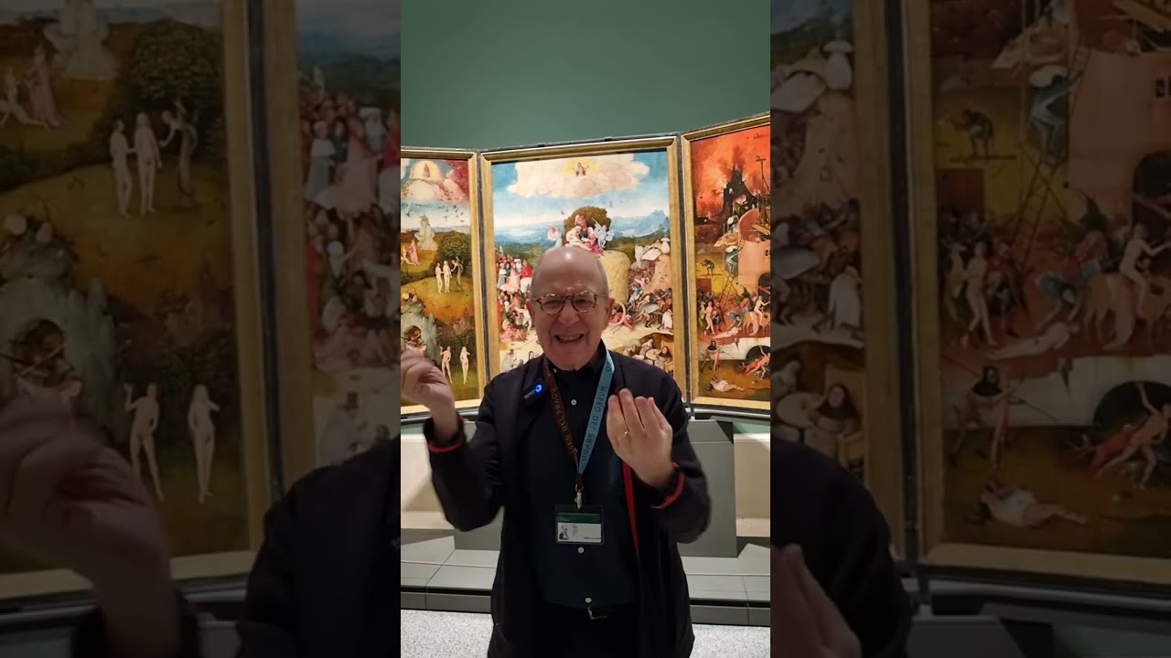 The Garden of Earthly Delights by Bosch, commented by Jerry Saltz, recorded February 2025.