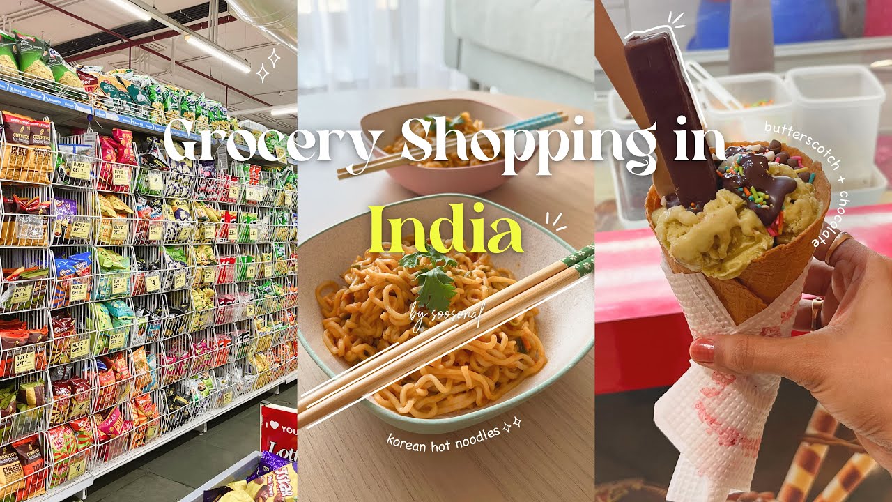 A Day in my life 🎀 | Grocery Shopping in India 🇮🇳 | Korean spicy noodles 🌶️ | Aesthetic ASMR vlog 🍃