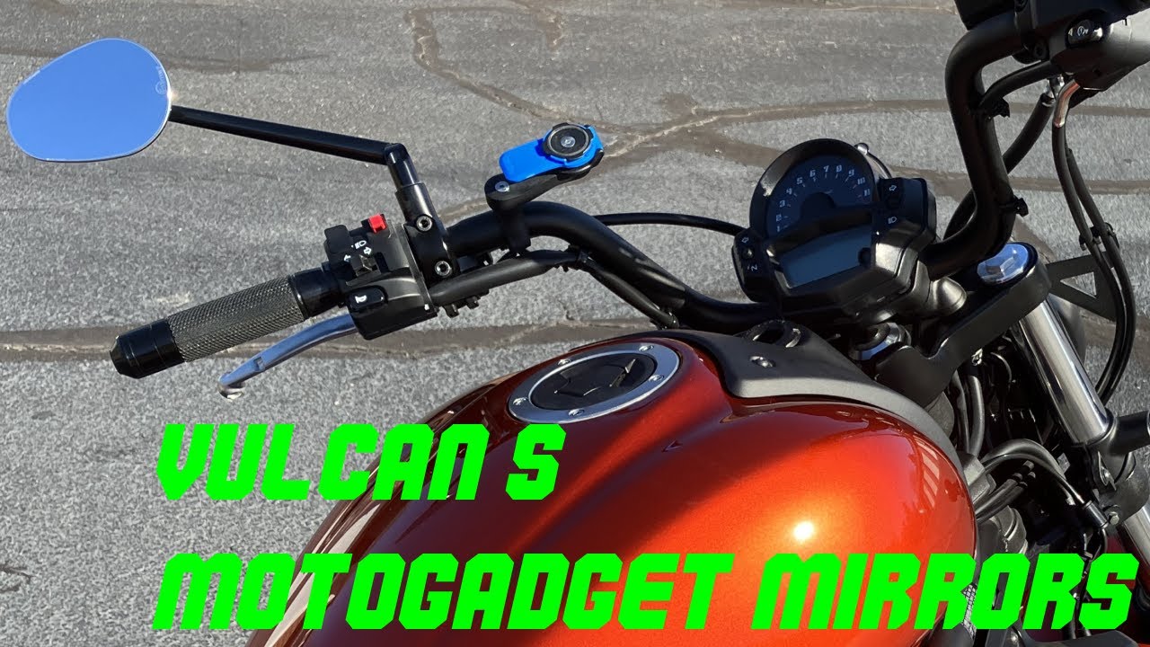 Kawasaki VULCAN MotoGadget MIRRORS Install and Review