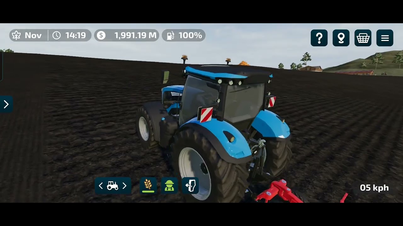 Landini 7-230 Robo-six powerful pull. #FS23 mobile 