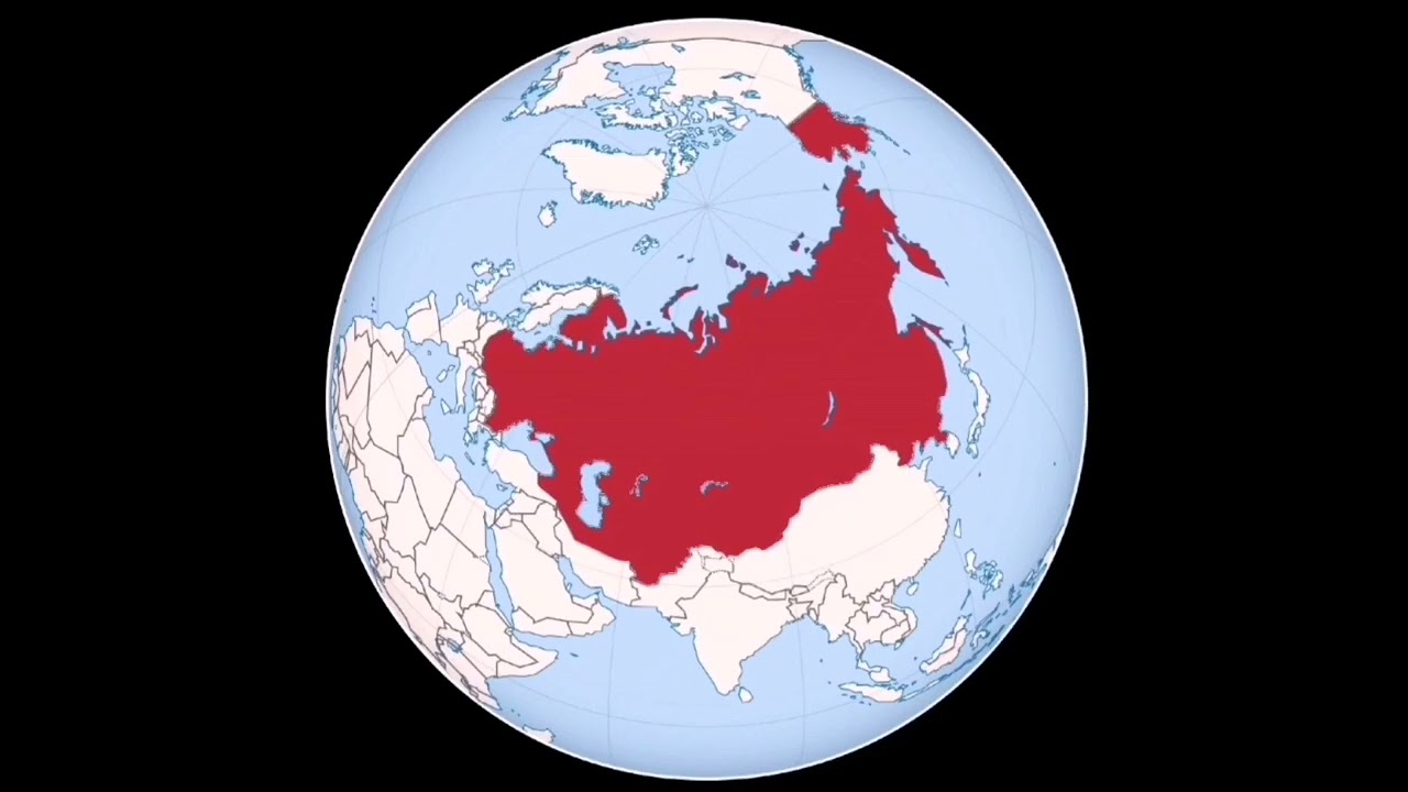 All territories ever occupied by Russia and USSR #russia #sovietunion #viral