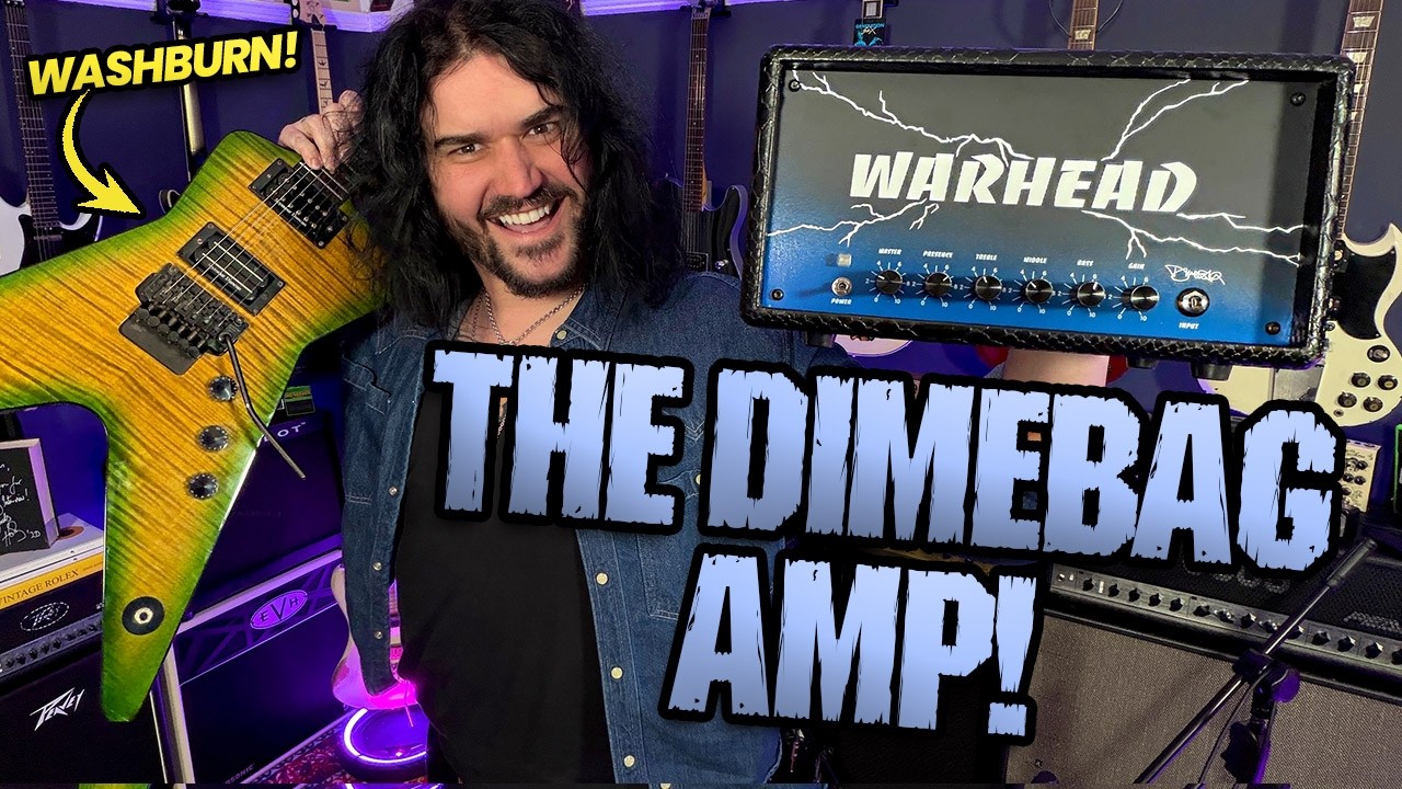 Finally Trying The MIGHTY Warhead Amp! - Dimebag's Legendary Tone Packed Into A Mini 40w Head!