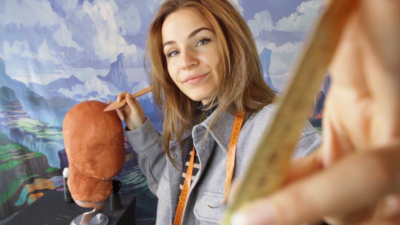 ASMR Measuring You in Detail while Working on Your Sculpture | Soft spoken, personal attention