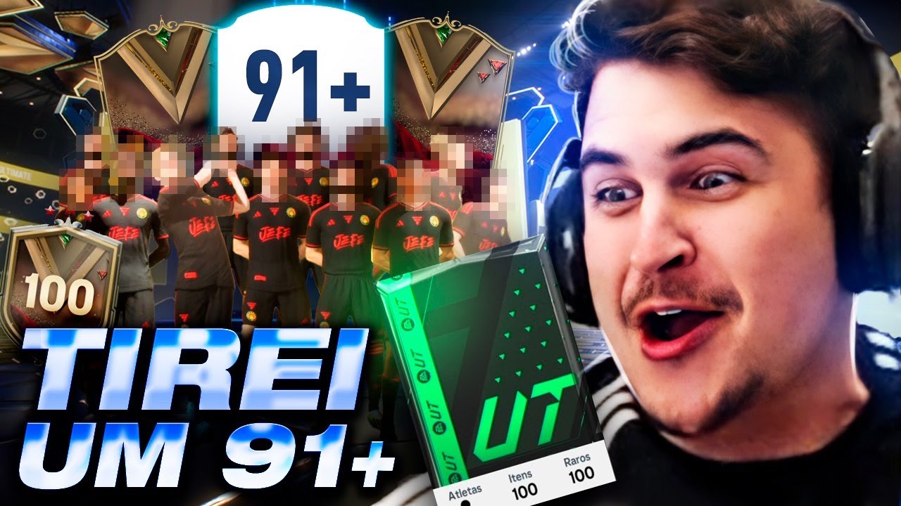 ABRI O PACK DE 100 JOGADORES NO BANQUETA!!